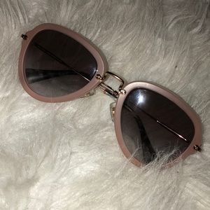 Miu Miu Pink Sunnies